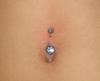Belly button piercing after three month